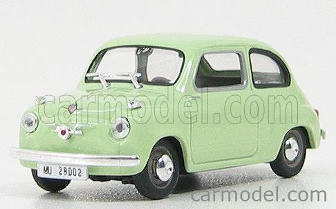 Fiat 600D Blanche Hachette Solido 1/43 – Neuf – Cadeau Collection Voiture Italienne