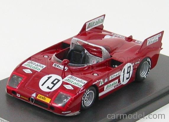 Amazon | TSM 1/43 アルファ・ロメオ Alfa Romen T33 TT 12#3