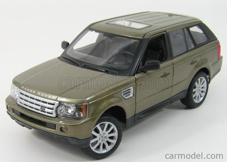 BURAGO BU12069GR Scale 1/18 | LAND ROVER RANGE ROVER SPORT 2006 GREEN MET