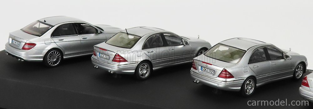 MERCEDES BENZ - SET COFFRET BOX 5X C-CLASS AMG C32 (W202) - C36 (W202) -  C43 (W203) - C55 (W203) - C63 (W204)