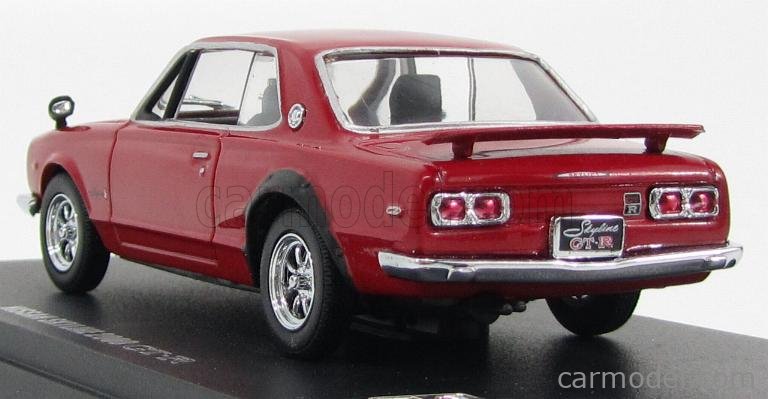 アイドロン 1/43 日産 スカイライン 2000 GT-R (KPGC110) 1973 レッド