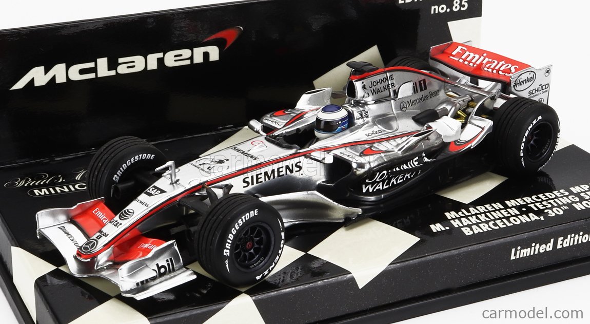 Miniature McLaren MP4-21 2006 De La Rosa - MINICHAMPS 1/43 édition Limitée