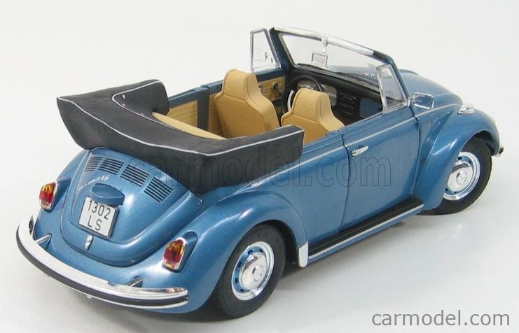 1970 Vw 1302 Ls Käfer Cabrio Light Bue Escala 1/18 Revell en venta en