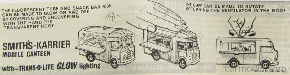 Corgi Toys 471 Smith's Karrier Mobile Canteen - Scatola Riproduzione