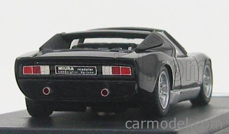 LOOKSMART 1/43 - Lamborghini Miura Roadster Bruxelles 1968 Black Resin Model Car EUR 201,32 - FR