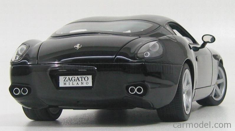 FERRARI 575 GTZ ZAGATO BLACK by HOT WHEELS ELITE EDITION 1:18 FREE SHIPPING