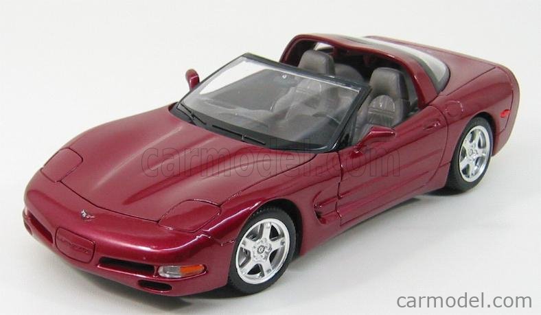 Chevrolet Corvette Cabriolet 1998 - Miniature Burago 1/18 - Verte