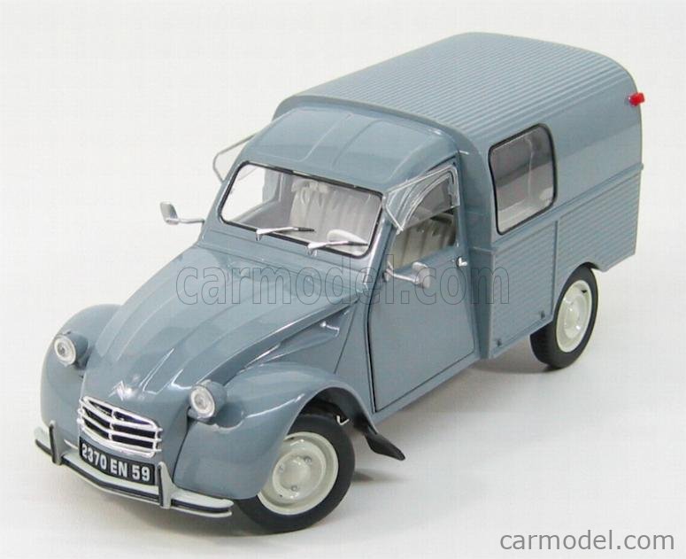 SOLIDO 8182 Scala 1/18  CITROEN 2CV VAN - CAMIONNETTE 1969 GREY