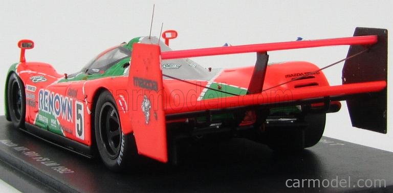 SPARK-MODEL S0798 Escala 1/43 | MAZDA MX-R01 N 5 4th 24h LE MANS 1992  J.HERBERT - V.WEIDLER - B.GACHOT ORANGE GREEN