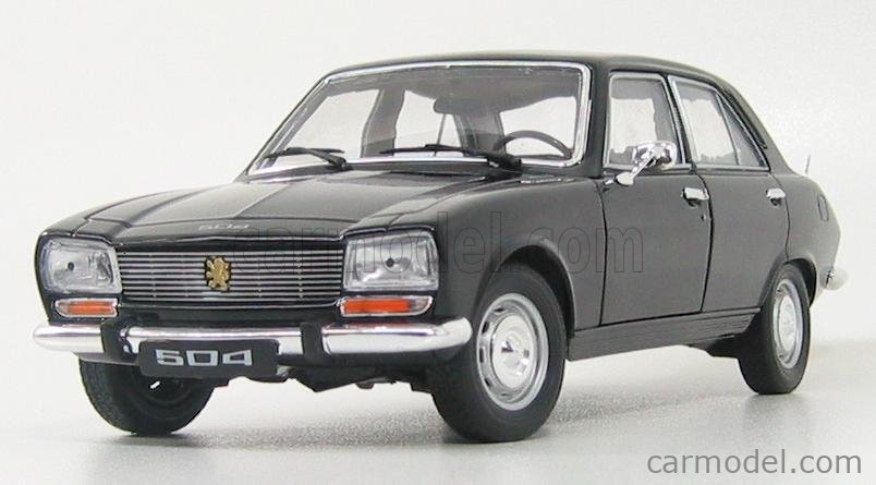WELLY WE18001BK Scale 1/18 | PEUGEOT 504 1975 BLACK