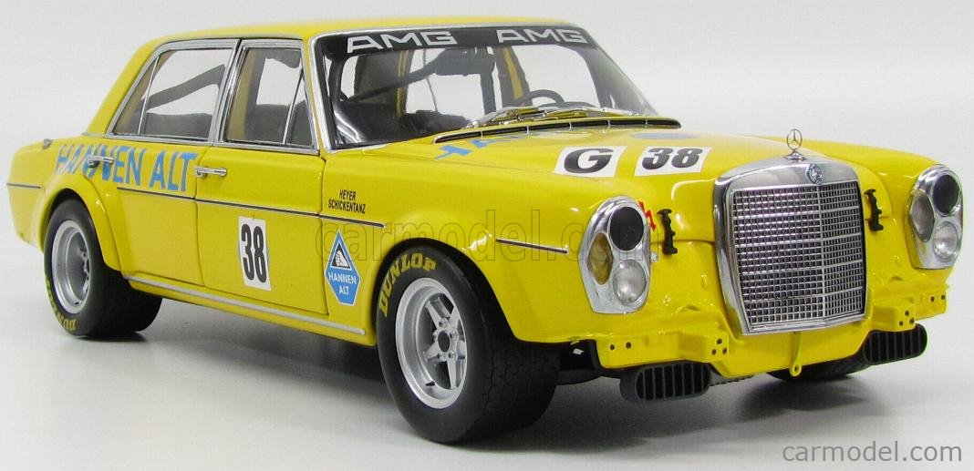 Mercedes-Benz AMG 300SEL 6.8 1971 Red Pig 1:18 Minichamps Asia  Exclusive•NEW&ORI