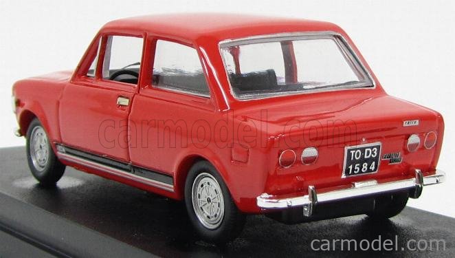 Miniature Fiat 128 1/43 Rio Rally Jaune 1971 Sans Vitrine