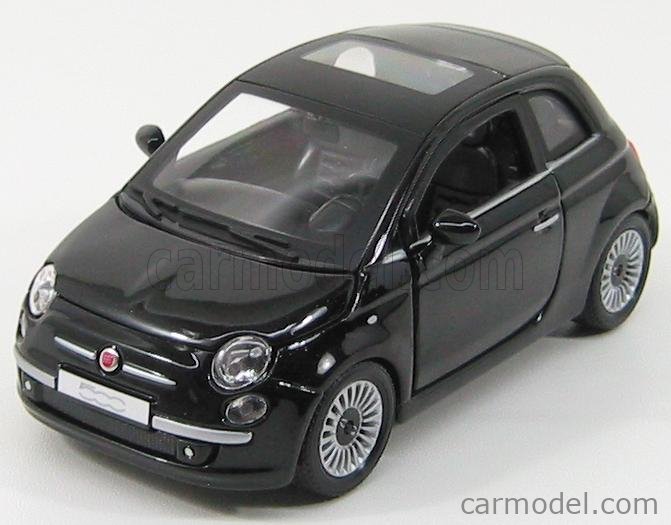 Modellino Fiat 500 Burago (2007) Bianca 1/24 22106 Burago 3a+