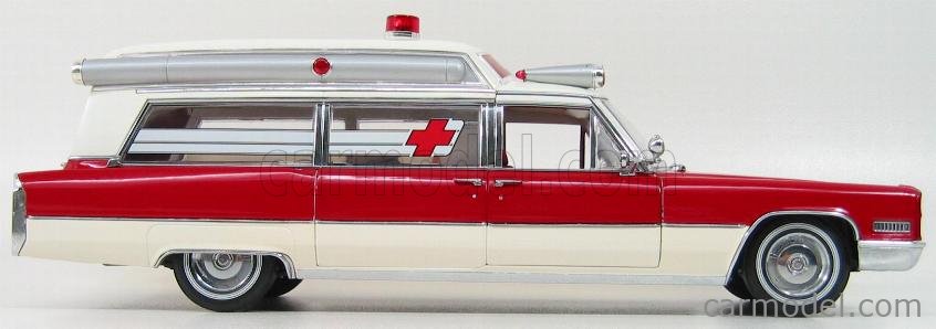 GMP PMSC-10RW Scale 1/18 | CADILLAC AMBULANCE AMBULANZA 1966 GMP PMSC-10RW Scale 1/18 | CADILLAC AMBULANCE AMBULANZA 1966