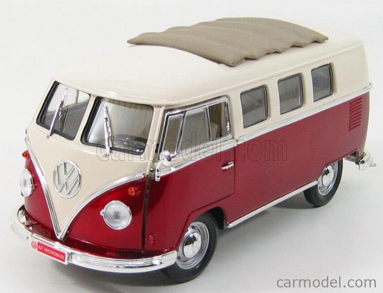 LUCKY-DIECAST LDC92327R Scale 1/18 | VOLKSWAGEN T1 MINIBUS 1962 - TETTO ...