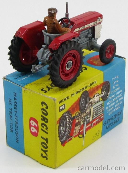 Tracteur Massey Ferguson Corgi 1/43 N°69 (modèle 165), Rouge, Très Bon état