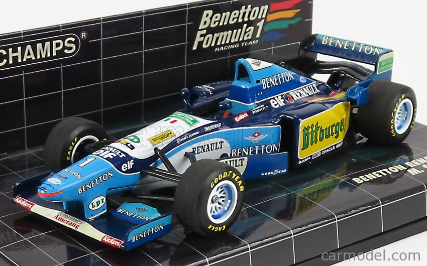 MINICHAMPS 400950001 Scale 1/43 | BENETTON F1 B195 TEAM MILD SEVEN ...