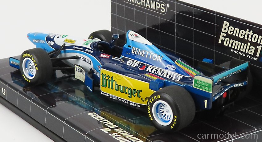 MINICHAMPS 400950001 Scale 1/43 | BENETTON F1 B195 TEAM MILD SEVEN ...