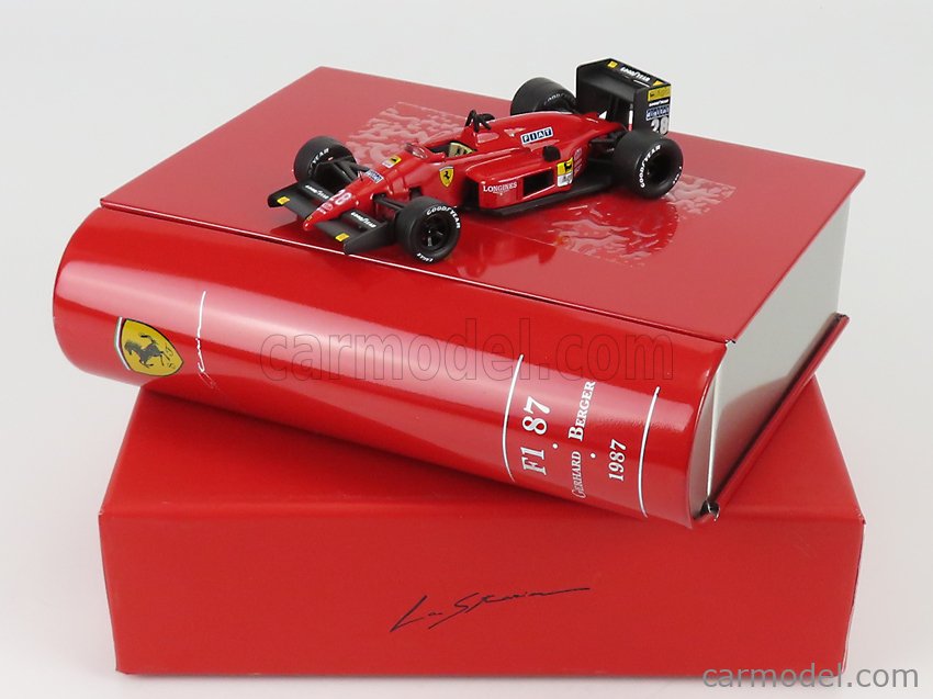 IXO-MODELS SF12/87 Escala 1/43 | FERRARI F1 87 TURBO N 28 JAPAN GP 1987  GERARD BERGER RED