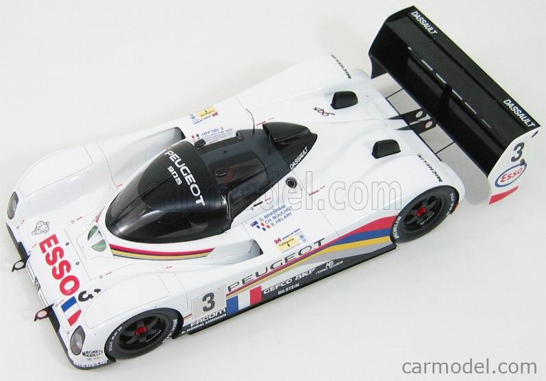 Peugeot 905 Evo 1B 1 Winner 24 Heures du Mans 1992 Spark 43LM92 - Miniatures Autos Motos
