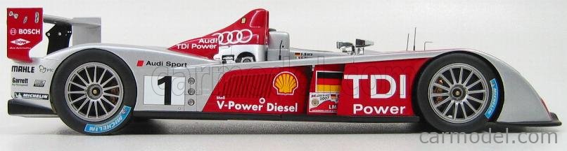 Minichamps AUDI R10 - PIRRO/WERNER/BIELA - WINNER - AUDI SPORT TEAM NORTH  AMERICA - 24H LE MANS 2007 400071601