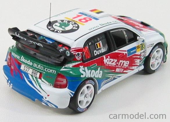 IXO-MODELS RAM240 Scale 1/43 | SKODA FABIA WRC N 18 RALLY CATALUNYA ...