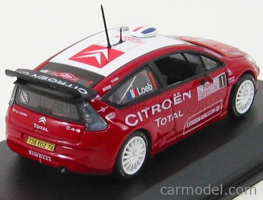 Citroën C4 WRC N°1 Loeb 1/18 – Norev 181550, Vainqueur Rallye GB 2009
