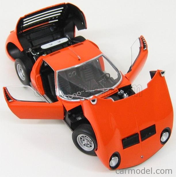 KYOSHO 08313P Scale 1/18 | LAMBORGHINI MIURA P400 SV 1972 ORANGE