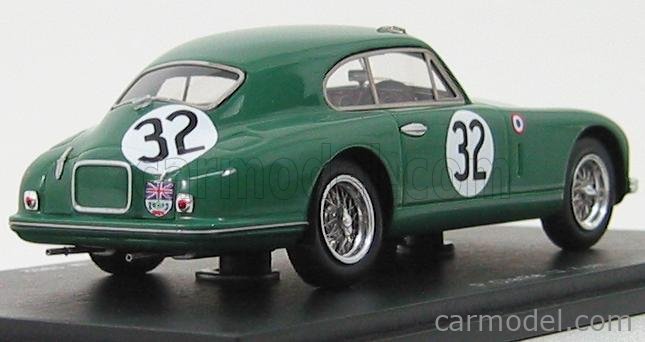 Miniature Spark Aston Martin DB2 N°32 - 7e Aux 24 Heures Du Mans 1952 - Échelle 1/43