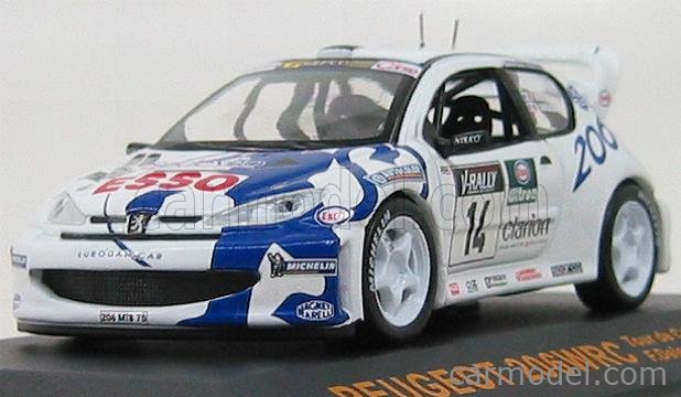 Skid SKM 140 Peugeot 206 WRC Delecour Grataloup Rallye De Catalunya