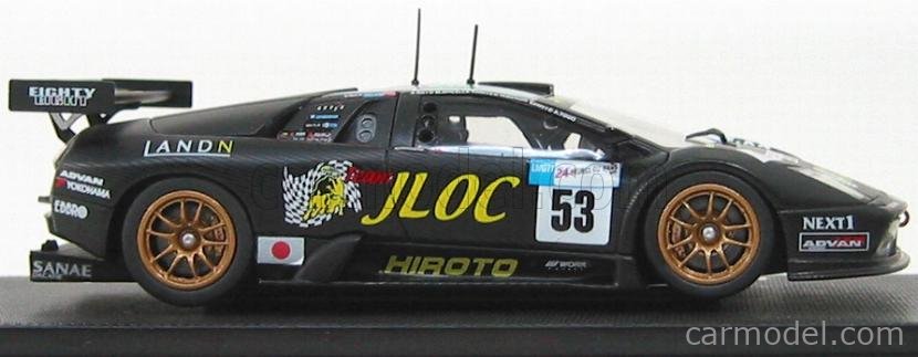 EBBRO 1/43 Lamborghini Murcielago JLOC Le Mans 2006 Black