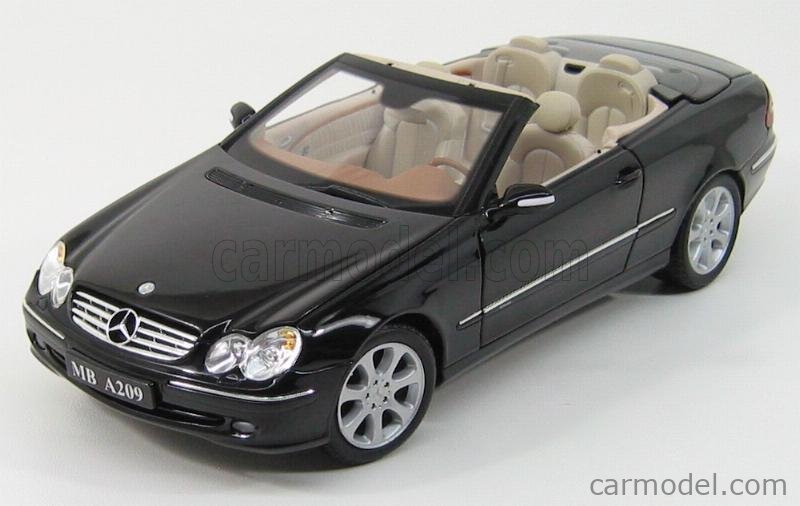 KYOSHO 09003BK Scale 1/18 | MERCEDES BENZ CLK-CLASS 500 CABRIOLET