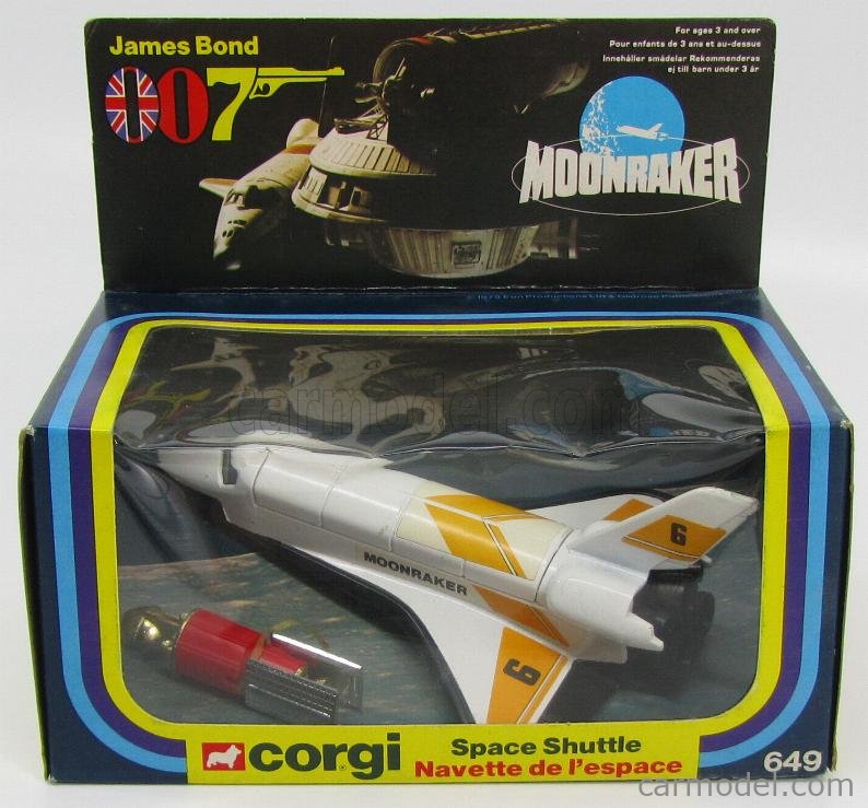CORGI 649 Scale 1/43 | MOONRAKER SPACE SHUTTLE - 007 JAMES CORGI 649 Scale 1/43 | MOONRAKER SPACE SHUTTLE - 007 JAMES