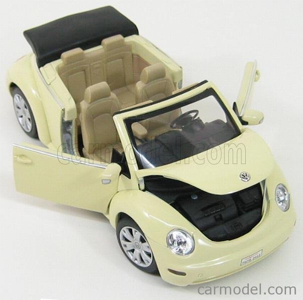 Miniature Volkswagen New Beetle 1/18 Par Autoart - Modèle Collection - Bleu - Occasion
