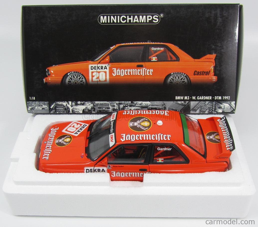 BMW - 3-SERIES M3 (E30) N 20 JAGERMEISTER DTM 1992 W.GARDNER