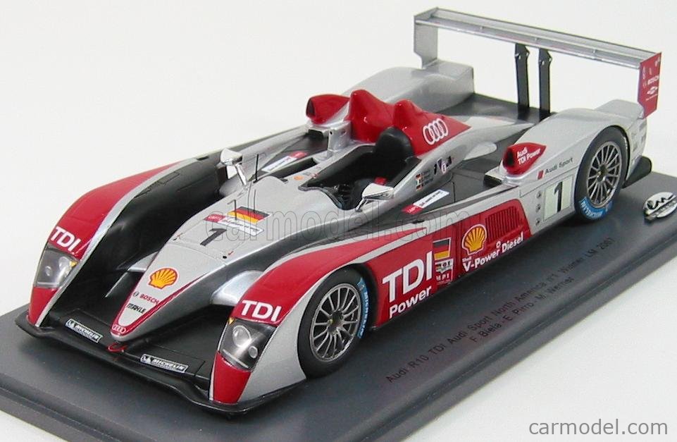 1:18 2007 24h Le Mans Winner -- #1 Audi R10 TDI -- Spark 18S016