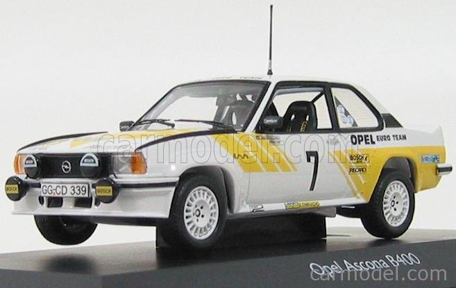 Schuco 1/43 Opel Ascona 400 - Opel Euro Team Kullang - Rallye Suède 1980 - Collection
