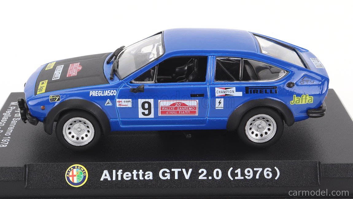 Alfa Romeo Alfetta GT 1976 - Modèle Réduit 1/43 Edicola Argenté - État Parfait, Boîte Parfaite (Occasion)