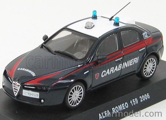 Carabinieri Alfa Romeo 159 Gazzella 2006 1/43 Diecast 