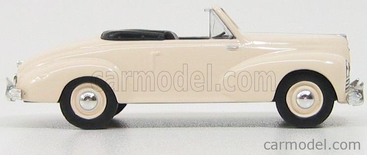Modèle Réduit Solido 1:43 Peugeot 203 Cabriolet 1954 Beige - Occasion - Collection Hachette