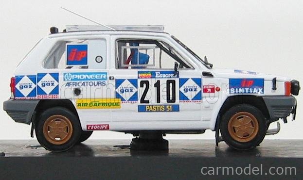 BRUMM R442B Scale 1/43 | FIAT PANDA 4X4 N 210 RALLY PARIS DAKAR