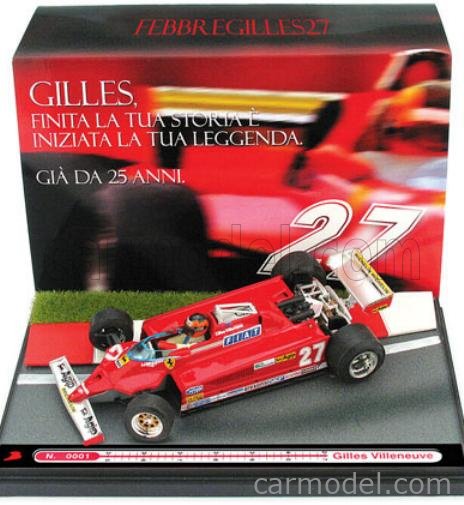 BRUMM S08/01 Scale 1/43 | FERRARI F1 126CK N 27 FEBBREGILLES