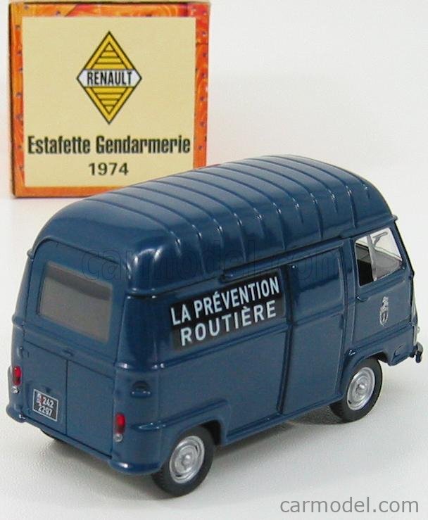 Miniature Norev 1/43 – Renault Estafette Gendarmerie – Plastigam N°250 – Boîte D'origine