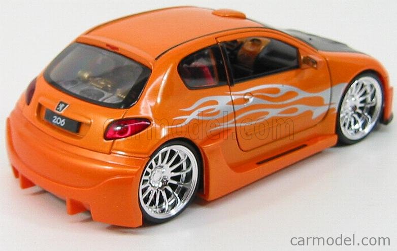 Peugeot - 206 Tuning - Welly - 1/24 - Autos Miniatures Tacot, 206 tuning