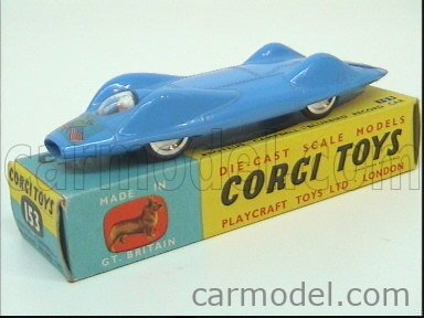 Modèle Réduit Corgi Toys 1/43 - Proteus Campbell Bluebird, Référence 153, Occasion Avec Traces De Jeu