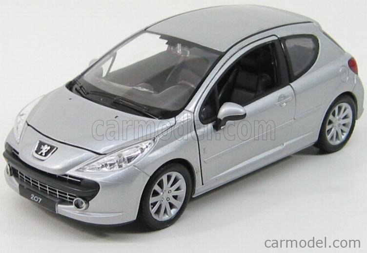 WELLY WE22492 Scale 1/24 | PEUGEOT 207 2006 SILVER