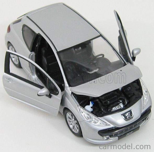 WELLY WE22492 Scale 1/24 | PEUGEOT 207 2006 SILVER