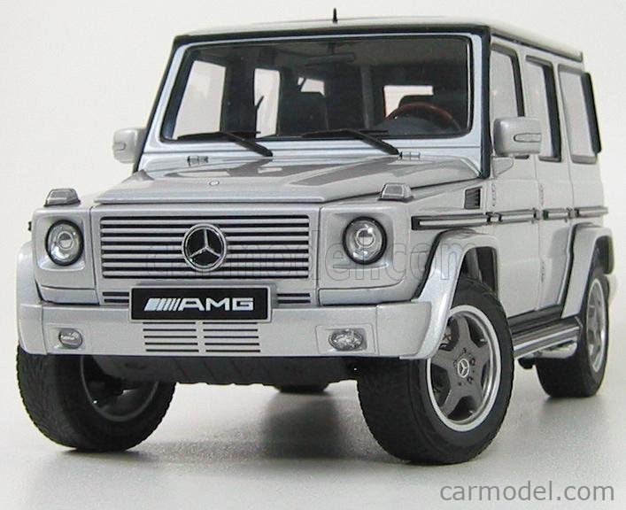 ミニカー Mercedes-Benz G55 AMG 1:43 AUTOart Mercedes Benz G55 AMG Autoart 1/18 W463 Silver (Unboxing