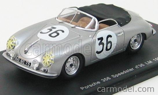 PORSCHE - 356A SPIDER TEAM MAURICE SLOTINE N 36 LE MANS 1957 M.SLOTINE -  R.BOURSE