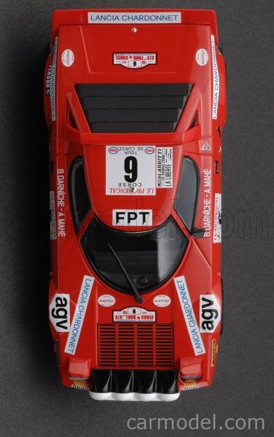 Miniature HPI-MIRAGE 1/43 Lancia Stratos HF N°10 - Rallye Tour De Corse 1981 - Darniche - Neuve